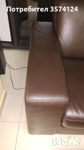 Кожен диван, снимка 3 - Дивани и мека мебел - 52408951