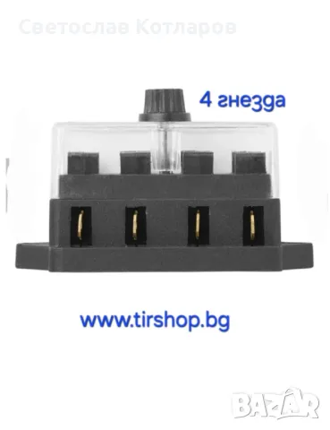 Легло за бушони с 4бр гнезда 12V - 24V, снимка 2 - Аксесоари и консумативи - 48207131