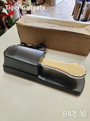 Универсален Sustain Pedal за електронни клавири и дигитални пиана – 6.35 мм, черен