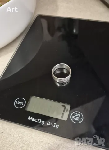 Сребро 925 мъжка сребърна халка/пръстен, снимка 3 - Пръстени - 50024418