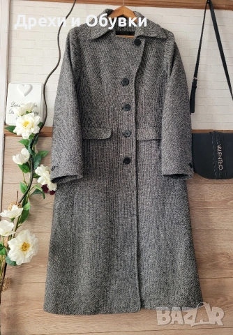 Дълго палто вълна , снимка 6 - Палта, манта - 52771002