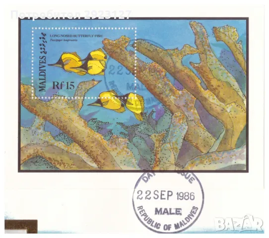 НУМИЗМАТИЧЕН ПЛИК С БАНКНОТА (Numisbrief) - МАЛДИВИ, снимка 4 - Нумизматика и бонистика - 48850821