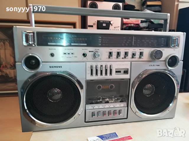 SIEMENS-ГОЛЯМ ТЕЖЪК КАСЕТОФОН 1903230854, снимка 2 - Радиокасетофони, транзистори - 40054206