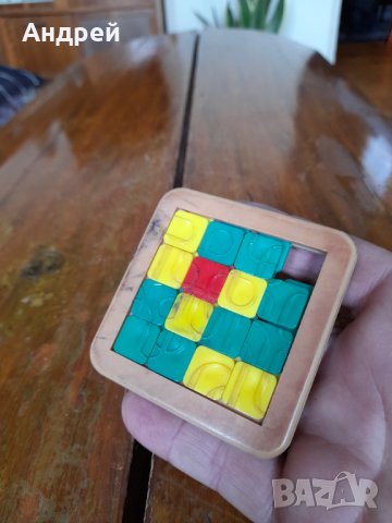 Стара детска игра,плочка за редене,подреждане #11, снимка 3 - Други ценни предмети - 39478485