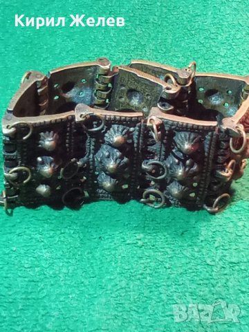 18в ВЪЗРОЖДЕНСКА БРОНЗОВА ГРИВНА с ГРАНУЛАЦИЯ СТАРИННА КУЮМДЖИЙСКА МАЙСТОРСКА ИЗРАБОТКА УНИКАТ 26086, снимка 3 - Антикварни и старинни предмети - 35664177