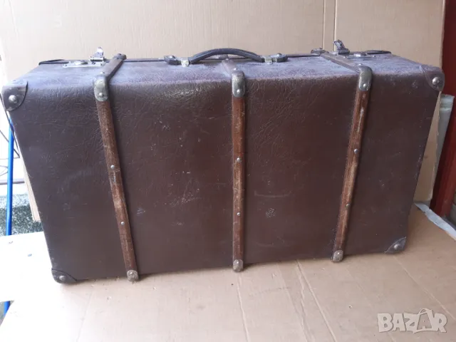 Стар голям красив куфар ТУРИСТЪ - Царство България, снимка 3 - Антикварни и старинни предмети - 50053767