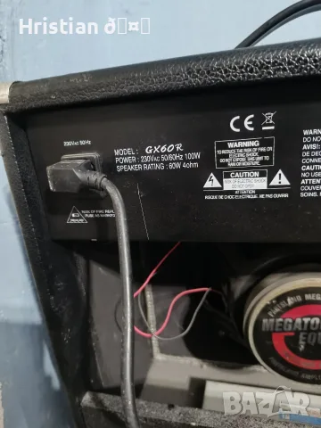 Усилвател за китара FAME GX60R TUBE, снимка 6 - Ресийвъри, усилватели, смесителни пултове - 56295655