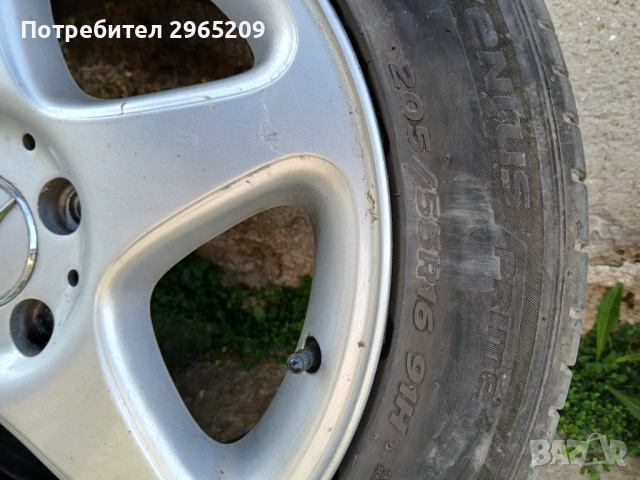 Алуминиеви джанти с нови летни гуми ханкок 16ки, снимка 4 - Гуми и джанти - 53873475