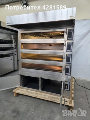 Подова фурна Miwe Condo с шапка/ пароуловител и втасвател, снимка 7 - Други машини и части - 53657267