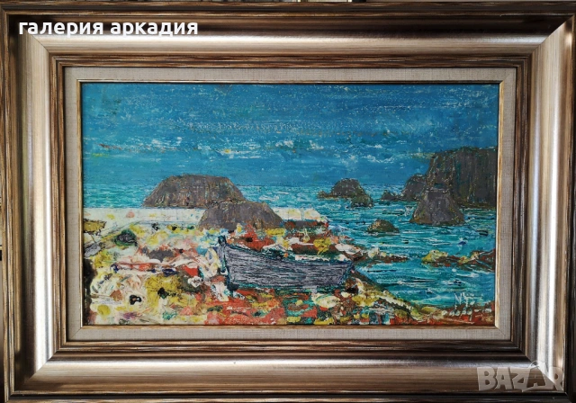 Картини на известни художници-Георги Лечев, Васил Стоев, Николай Янакиев, Г. Карабаджаков, снимка 2 - Картини - 53298546