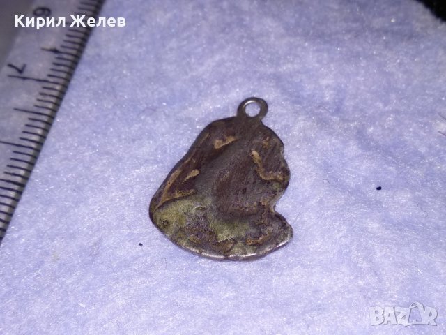 СТАРА СРЕБЪРНА КАТОЛИЧЕСКА ИКОНКА МАЙСТОРСКА ХУДОЖЕСТВЕНА ИЗРАБОТКА 25158, снимка 7 - Антикварни и старинни предмети - 39307816