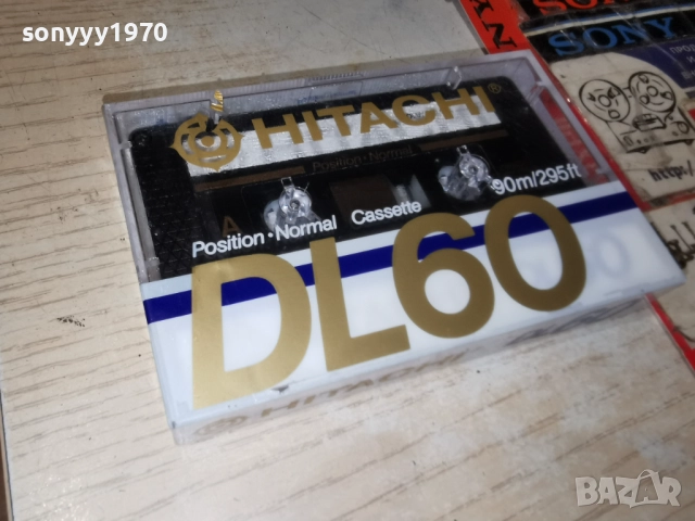 HITACHI DL 60-ORIGINAL TAPE-MADE IN JAPAN 1312252202, снимка 11 - Аудио касети - 52777581