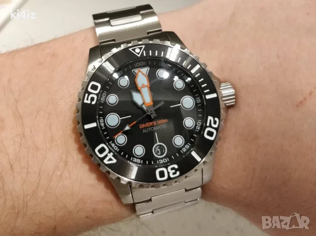 БАРТЕР! Оригинален Helm Comodo 300m Automatic Diver, снимка 7 - Мъжки - 56294647