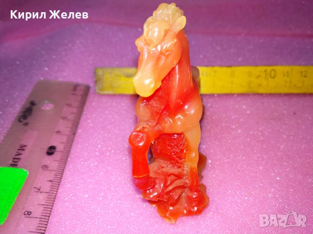 ПРЕКРАСНО КОНЧЕ ДЕКОРАТИВНА СТАТУЕТКА ФИГУРКА от ПОЛИРЕЗИН / СМОЛА 42853, снимка 3 - Статуетки - 44150591