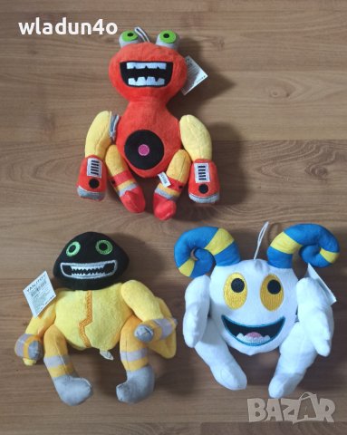 Герои от играта" My singing monsters"-14лв, снимка 5 - Плюшени играчки - 41429535