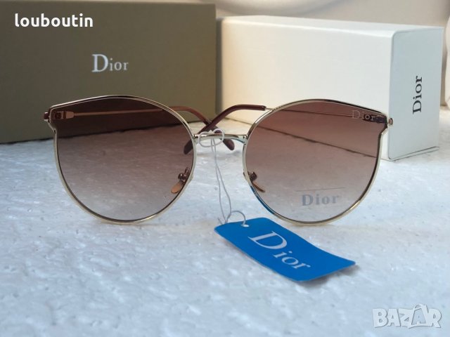 DIOR 2021 слънчеви очила тип котка UV 400 защита с лого, снимка 7 - Слънчеви и диоптрични очила - 34289832