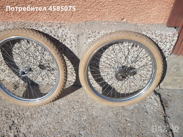 Капли 20 цола с гуми за BMX Български На Балкан Ловеч, снимка 2 - Части за велосипеди - 52194516