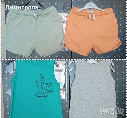 Летни дрехи на Джордж размер 5-6г 116см