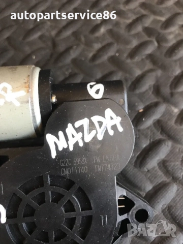 Заден десен мотор за стъкло на врата за Mazda 6 (2002-2006) G22C5958X, снимка 3 - Части - 53728638