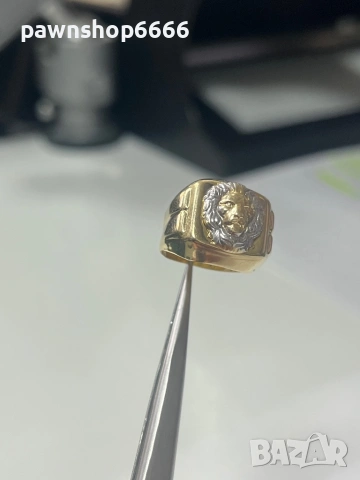 Златен детски пръстен 14 карата, снимка 5 - Пръстени - 53040639