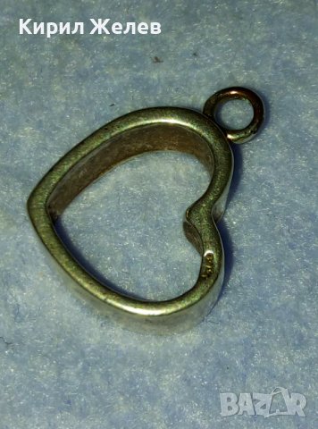 ПОСРЕБРЕНО СЪРЧИЦЕ АРТ МЕДАЛЬОН от БЛАГОРОДНА НЕРЪЖДАЕМА СТОМАНА с ПЕЧАТ 925 За ПОСРЕБРЯВАНЕ 40259, снимка 8 - Колиета, медальони, синджири - 42475563