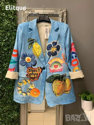 сако с интерес принт , снимка 5 - Сака - 53371011