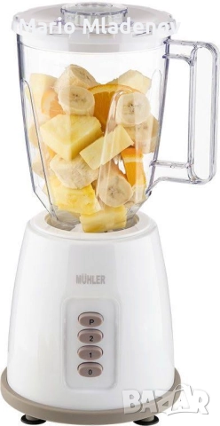 Блендер MUHLER MB-155 бял, снимка 3 - Блендери - 52083330