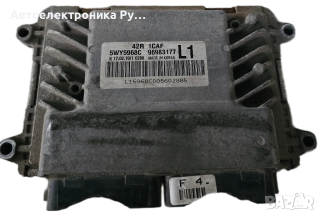 Компютър двигател 96983177 за CHEVROLET AVEO хетчбек (T250, T255) 1.2 (2007)