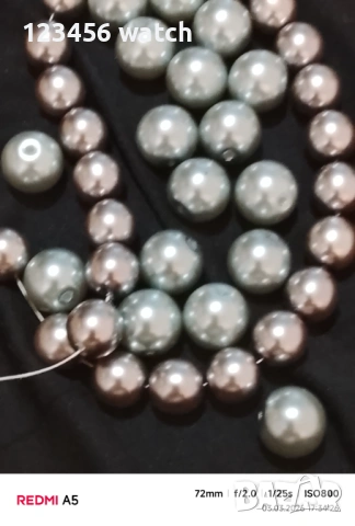   естествени перли за коли мулти колор, снимка 7 - Колиета, медальони, синджири - 53696329