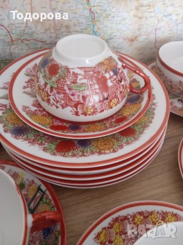 Японски порцеланов сервиз , снимка 8 - Сервизи - 41060855