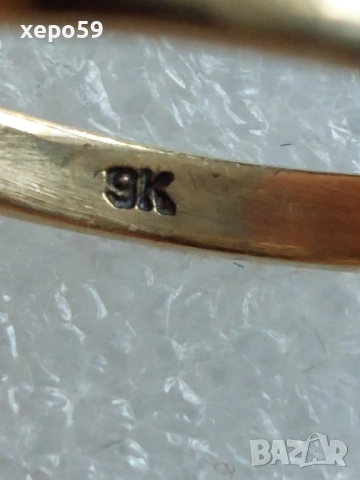 Лот Златни пръстени с диаманти злато м/у 9 и 18 карата, снимка 14 - Пръстени - 52227563