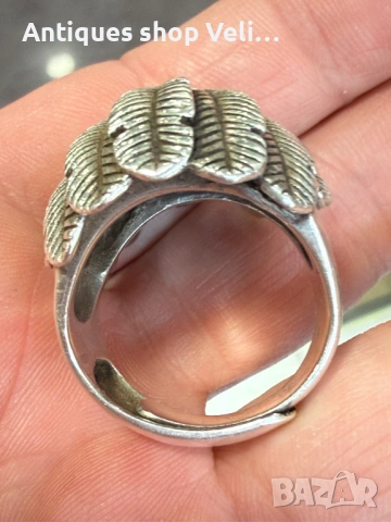 Масивен мъжки сребърен пръстен №7862 , снимка 7 - Пръстени - 53463507