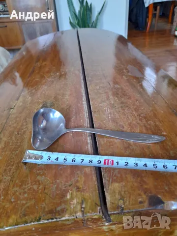 Стара лъжица за коктейли,сосове #3, снимка 2 - Други ценни предмети - 47410902