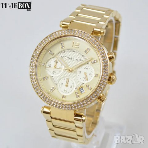 Michael Kors MK5354 Parker Gold Chronograph. Нов дамски часовник