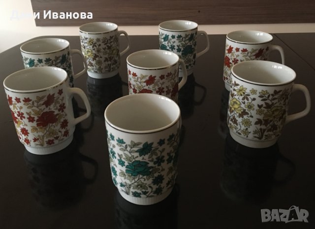 Порцеланови чаши тип "мъг" за чай 8 бр., снимка 3 - Чаши - 44296639