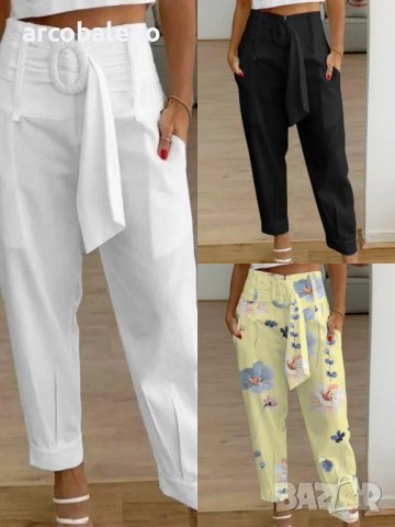 Дамски модни ежедневни панталони, 3цвята - 023 , снимка 1 - Панталони - 41402240