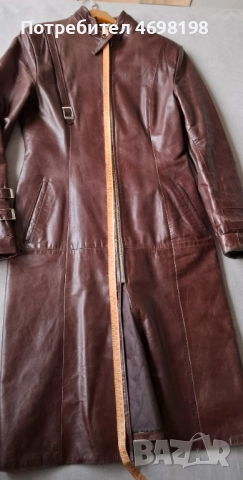 Дамско МАНТО естествена кожа, снимка 5 - Якета - 52962090