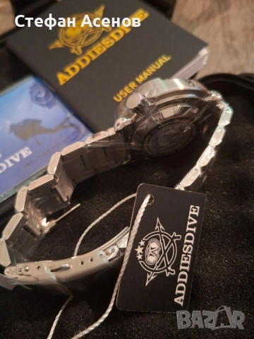 Чисто нов diver механичен часовник Addiesdive, снимка 4 - Мъжки - 52470728