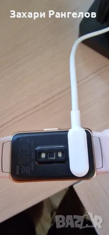 ⌚ Смарт фитнес гривна-часовник HUAWEI BAND 6 SAKURA PINK – С кутия и зарядно, снимка 7 - Смарт гривни - 56119361