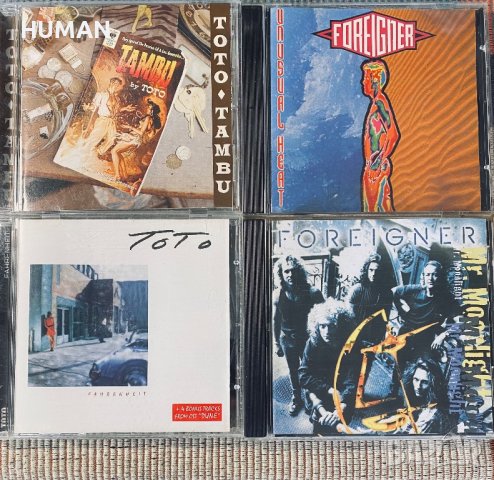 Foreigner,Toto, снимка 1 - CD дискове - 41874443