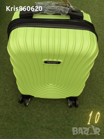 Стилен куфар с колелца за ръчен багаж с твърдо покритие 40/30/20см, снимка 7 - Куфари - 44783787