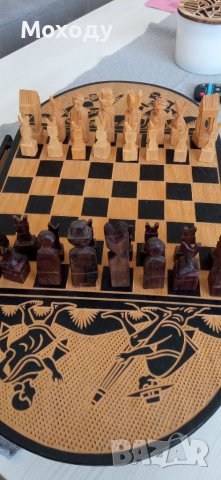 Шах - ръчно направен (дървен)