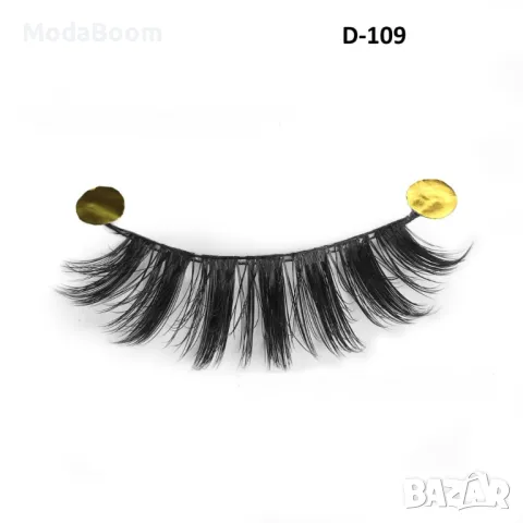 Комплект от 10 бр. 3D изкуствени мигли ръчна изработка HZS351, снимка 2 - Други - 48506664