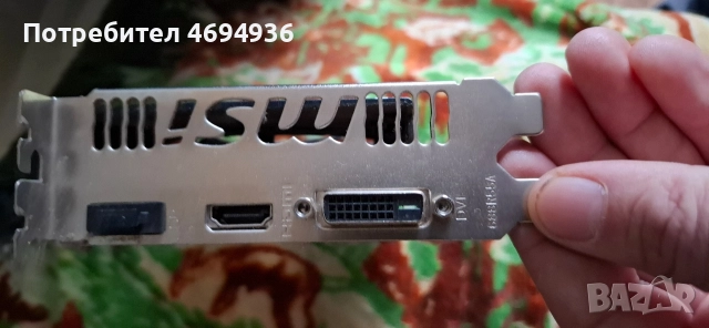 msi RX550 4GB GDDR5 128-bit HDMI DisplayPort, снимка 3 - Видеокарти - 52929371