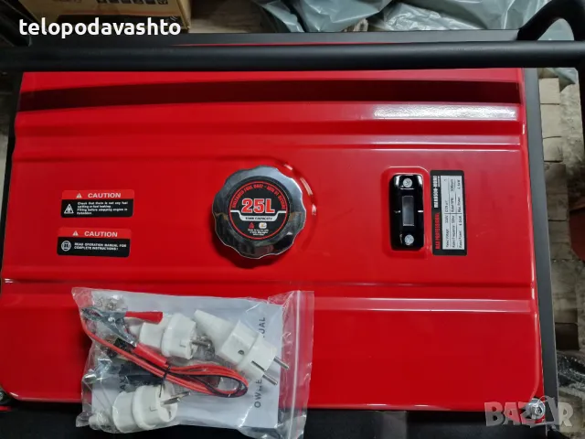 Бензинов Генератор за ток 7.5KW , ел. старт , дисплей , акумулатор - АГРЕГАТ ЗА ТОК, снимка 3 - Генератори - 34512687