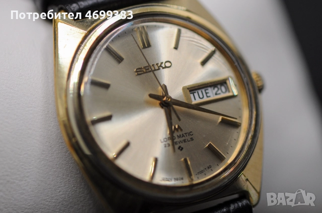 Мъжки японски автоматичен часовник - Seiko Lord Matic - 5606 - 7000, снимка 4 - Мъжки - 52974782