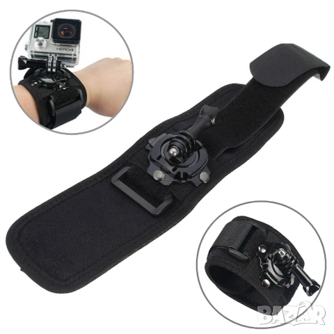 5 броя широк ремък за китка на ръка за екшън камери, снимка 3 - Чанти, стативи, аксесоари - 50442205