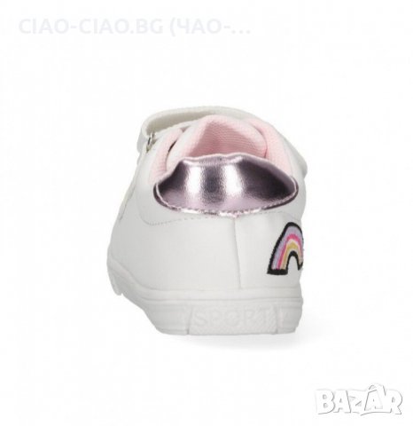 №18-№23, Бебешки обувки за момиче, бели с цветни декорации BUBBLE KIDS, снимка 7 - Бебешки обувки - 39952677