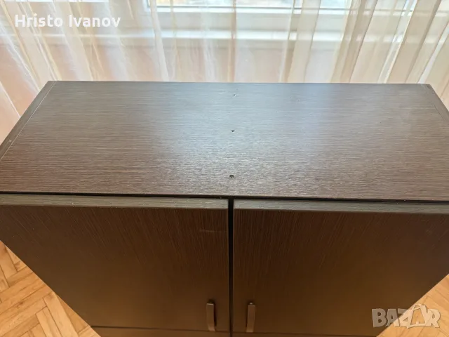 Стенен шкаф, Венге, 75x31x110 см, ПДЧ - 60€, снимка 3 - Шкафове - 56154611