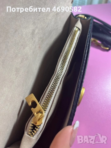 Черна чанта от еко кожа, снимка 5 - Чанти - 53045406